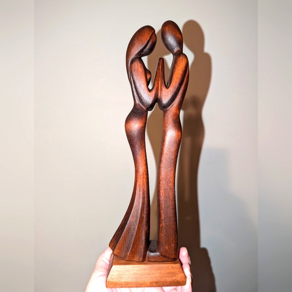 Sculptured Man and Woman